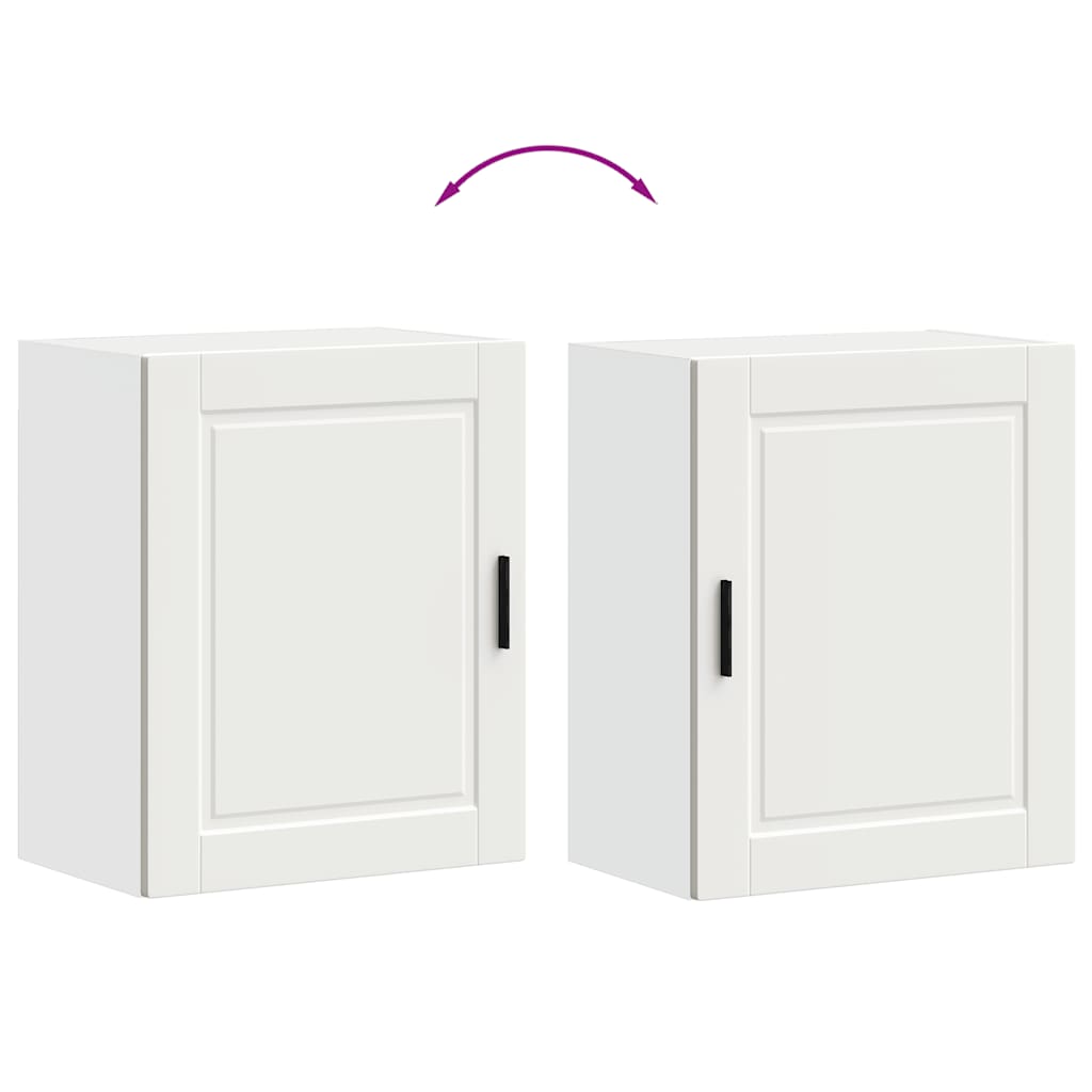 Pensili da Cucina 2 pz Porto Bianco in Legno Multistrato - homemem39