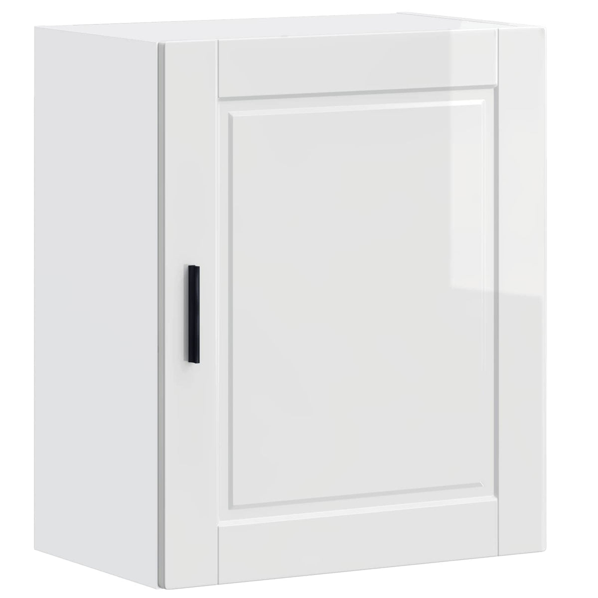 Pensili da Cucina 2 pz Porto Bianco Lucido in Legno Multistrato