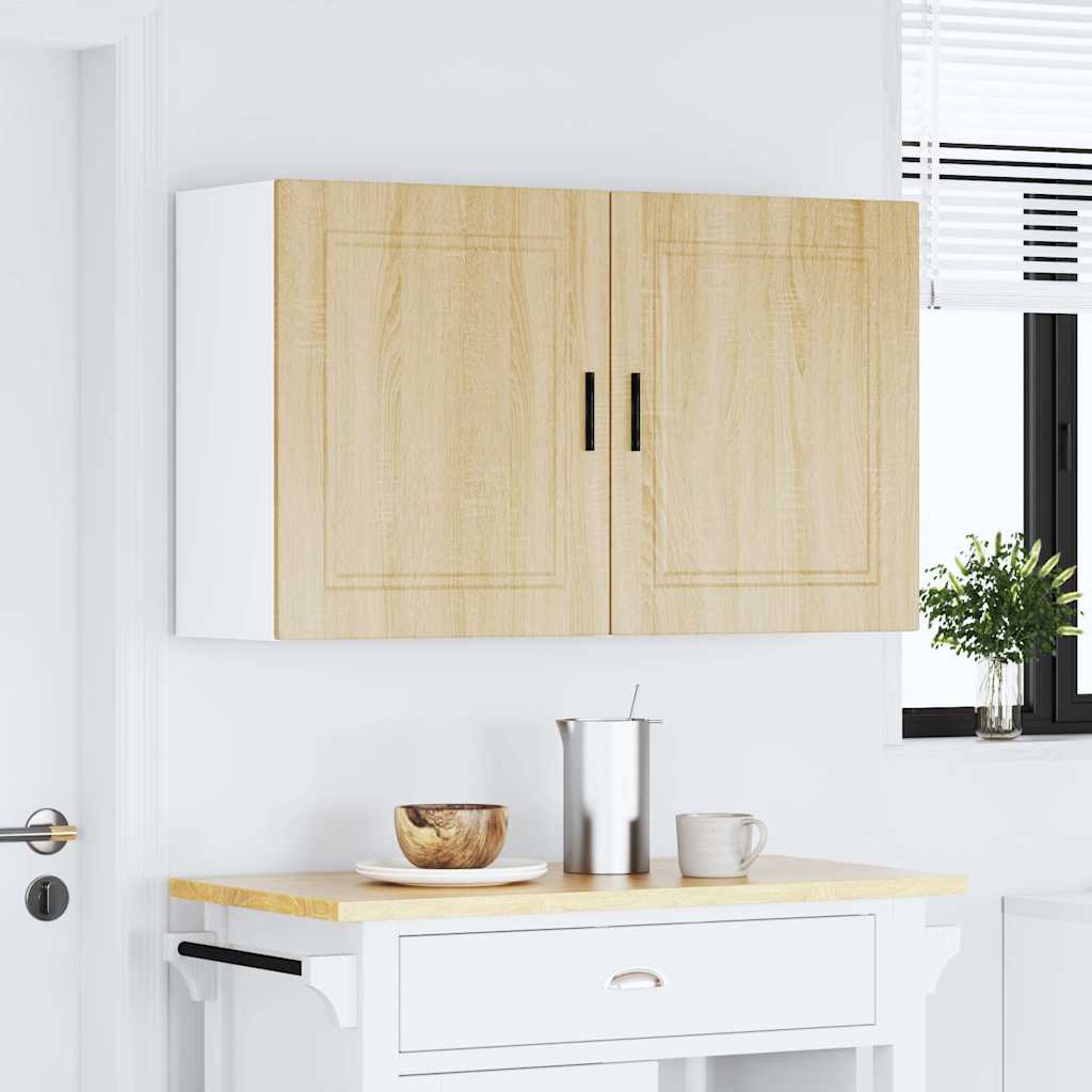 Pensili da Cucina 2 pz Porto Rovere Sonoma in Legno Multistrato - homemem39