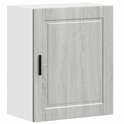 Pensili da Cucina 2 pz Porto Grigio Sonoma in Legno Multistrato - homemem39