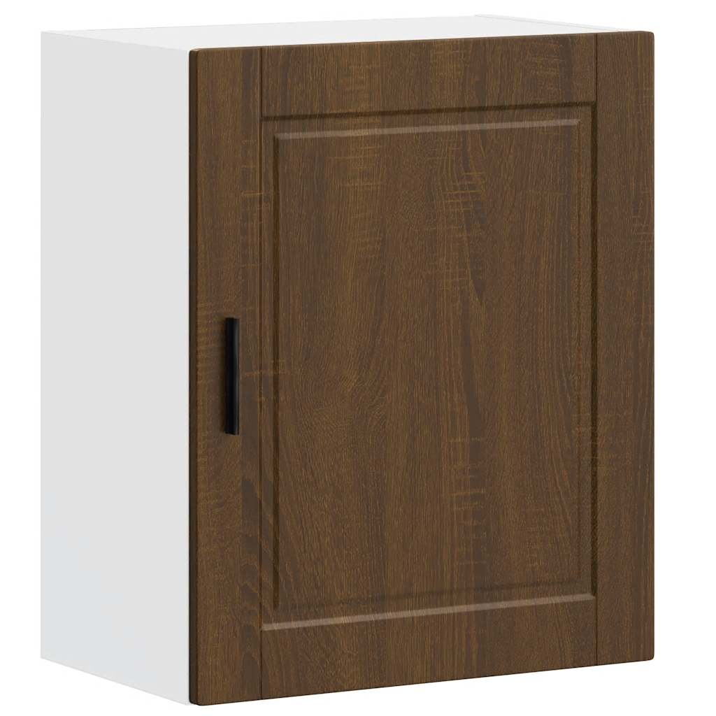 Pensili da Cucina 2 pz Porto Rovere Marrone Legno Multistrato - homemem39