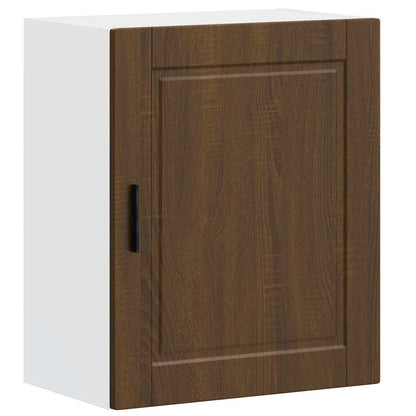 Pensili da Cucina 2 pz Porto Rovere Marrone Legno Multistrato - homemem39