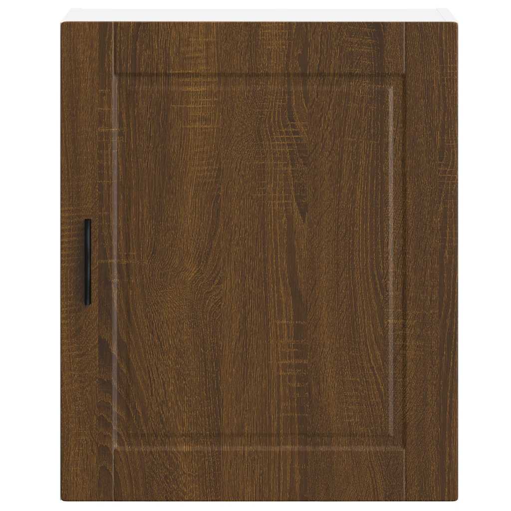 Pensili da Cucina 2 pz Porto Rovere Marrone Legno Multistrato - homemem39