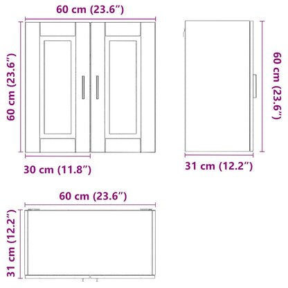 Pensile da Cucina Porto Bianco in Legno Multistrato - homemem39
