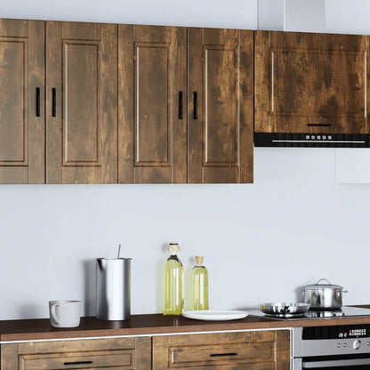 Pensile da Cucina Porto Rovere Fumo in Legno Multistrato - homemem39