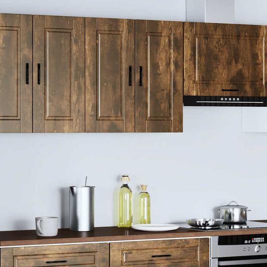 Pensile da Cucina Porto Rovere Fumo in Legno Multistrato - homemem39