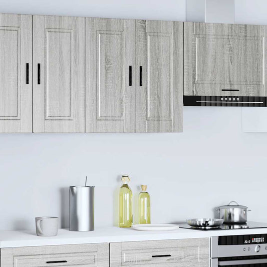 Pensile da Cucina Porto Grigio Sonoma in Legno Multistrato - homemem39
