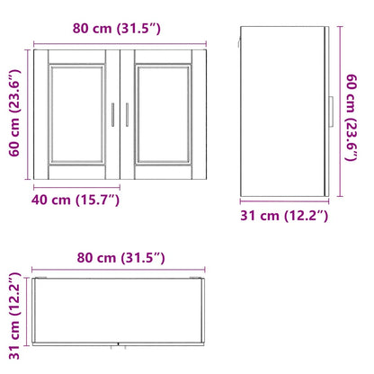 Pensile da Cucina Porto Bianco in Legno Multistrato - homemem39