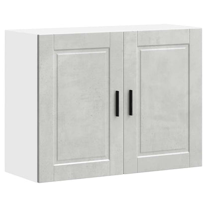 Pensile da Cucina Porto Grigio Cemento in Legno Multistrato - homemem39