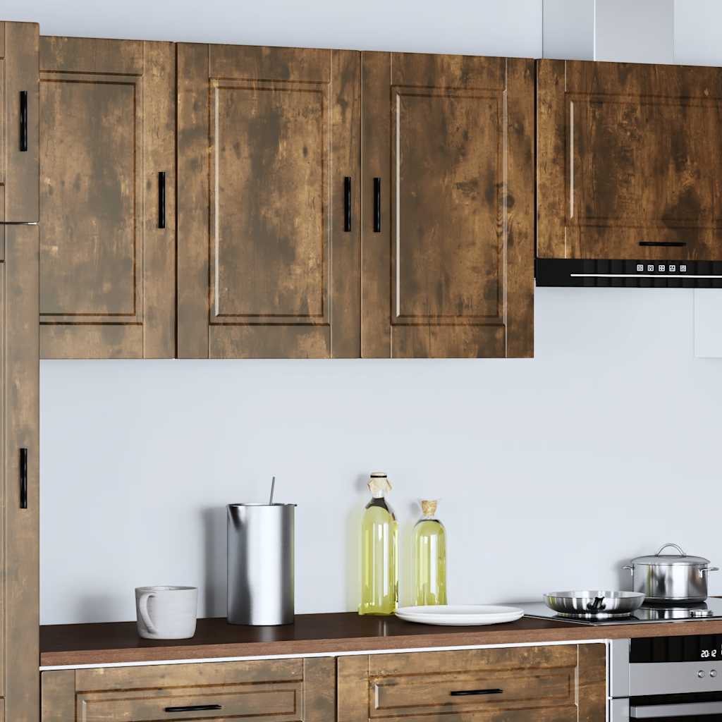 Pensile da Cucina Porto Rovere Fumo in Legno Multistrato - homemem39