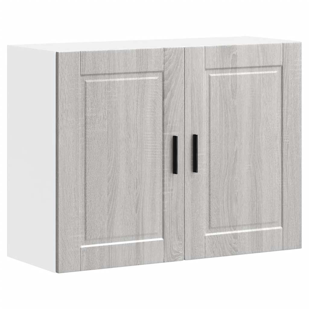 Pensile da Cucina Porto Grigio Sonoma in Legno Multistrato - homemem39