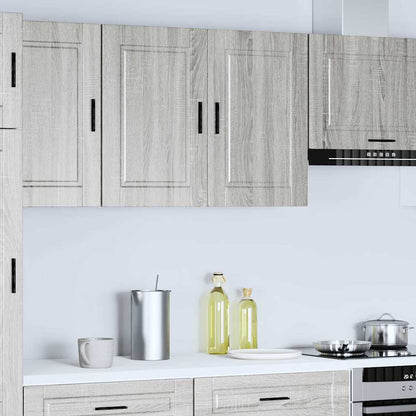 Pensile da Cucina Porto Grigio Sonoma in Legno Multistrato - homemem39