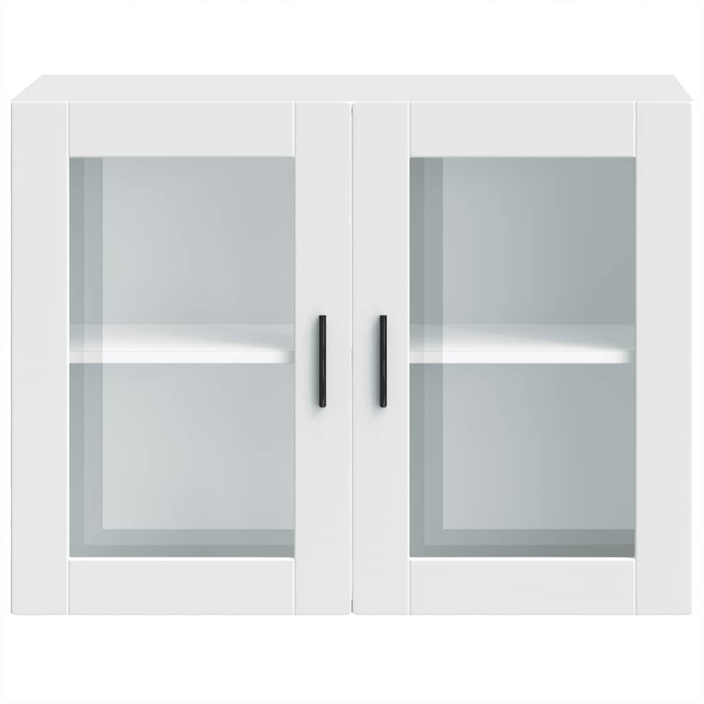 Pensile da Cucina con Porta in Vetro Porto Bianco - homemem39