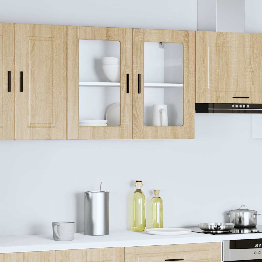 Pensile da Cucina con Porta in Vetro Porto