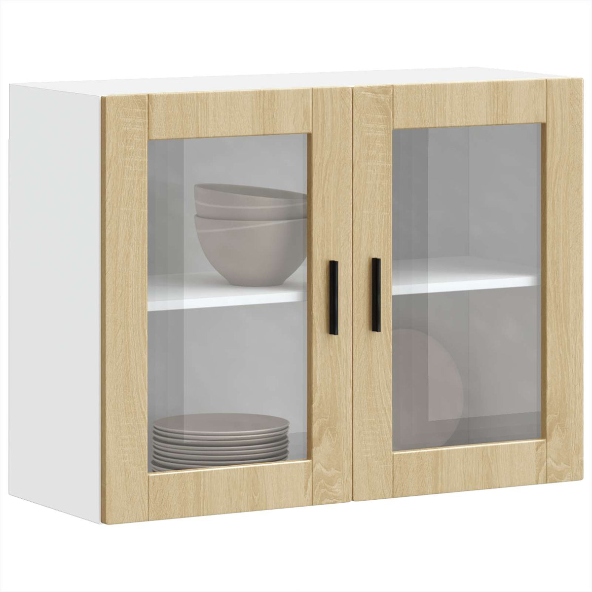 Pensile da Cucina con Porta in Vetro Porto