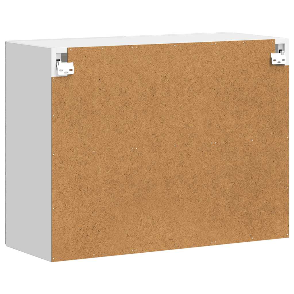 Pensile da Cucina con Porta in Vetro Porto Grigio Sonoma