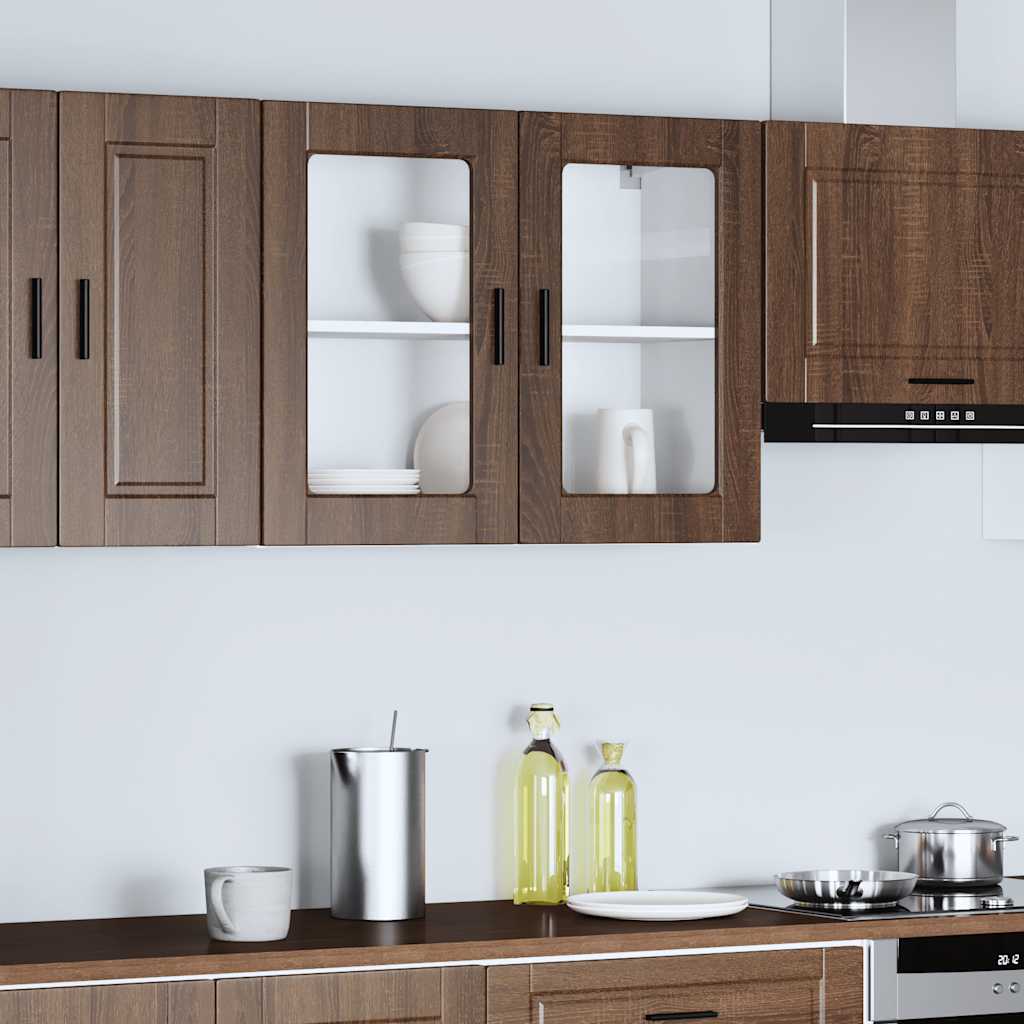 Pensile da Cucina con Porta in Vetro Porto