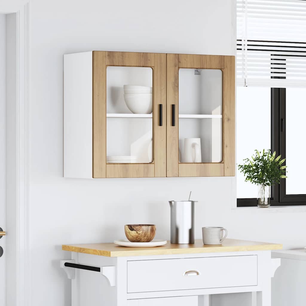 Pensile da Cucina con Porta in Vetro Porto