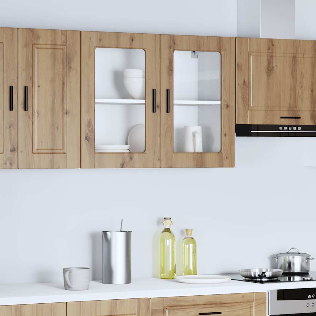 Pensile da Cucina con Porta in Vetro Porto