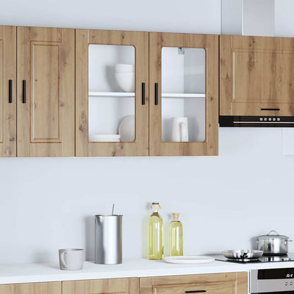Pensile da Cucina con Porta in Vetro Porto