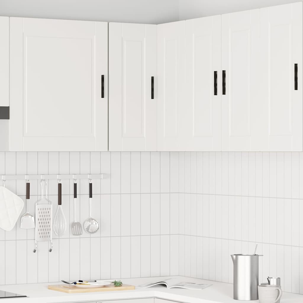 Pensile da Cucina ad Angolo Porto Bianco in Legno Multistrato - homemem39