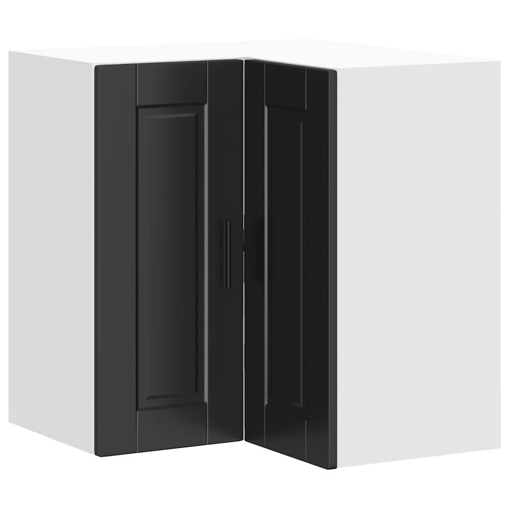 Pensile da Cucina ad Angolo Porto Nero in Legno Multistrato | homemem39