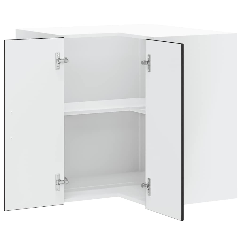 Pensile da Cucina ad Angolo Porto Nero in Legno Multistrato - homemem39