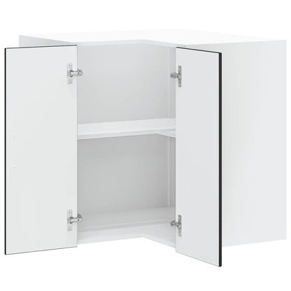 Pensile da Cucina ad Angolo Porto Nero in Legno Multistrato - homemem39