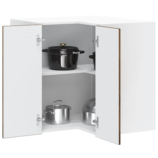 Pensile da Cucina ad Angolo Porto Rovere Fumo Legno Multistrato - homemem39