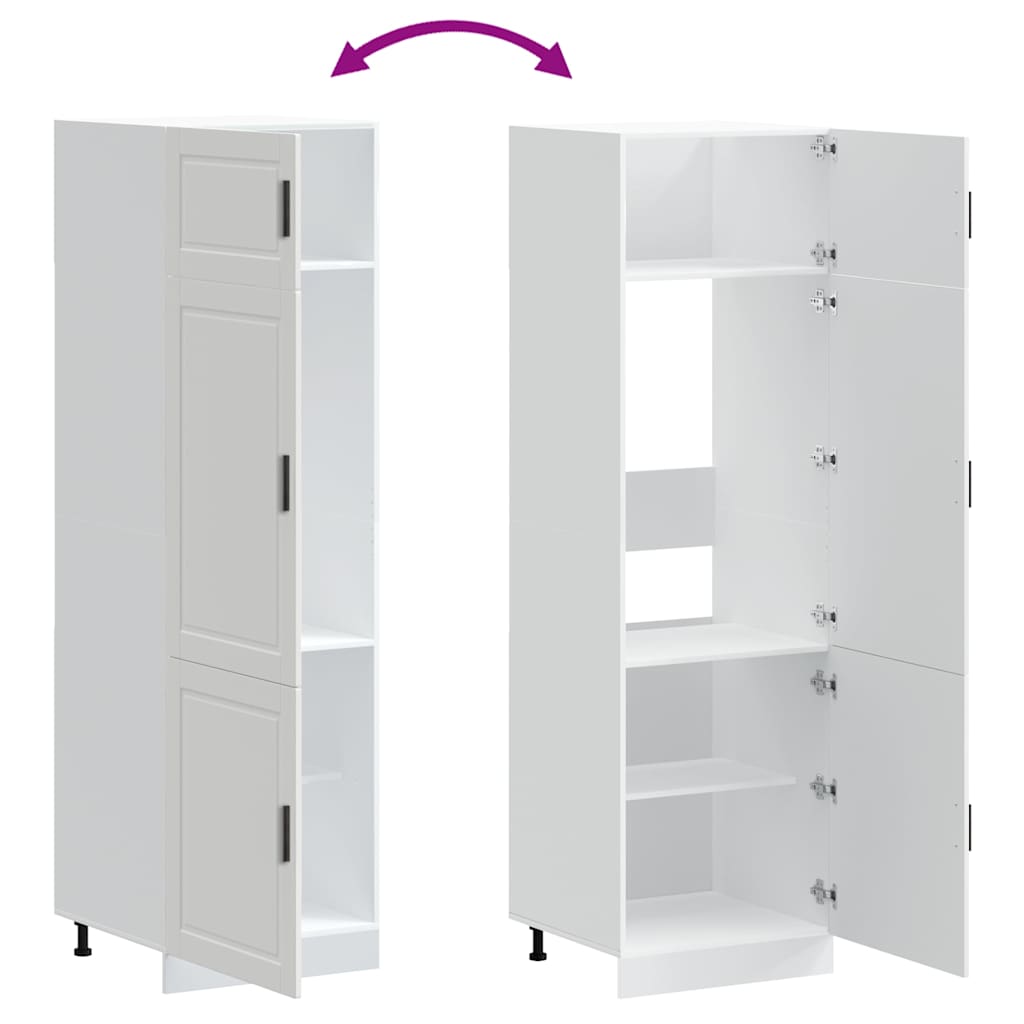 Armadio da Cucina Porto Bianco in Legno Multistrato - homemem39