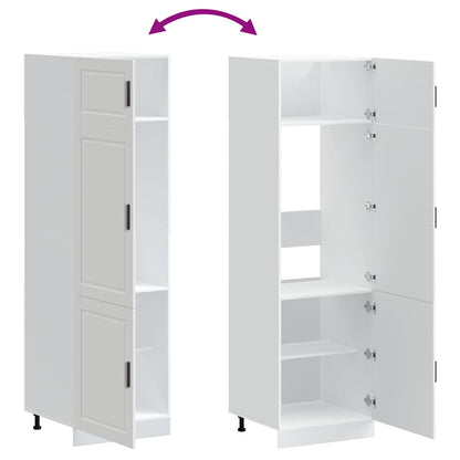 Armadio da Cucina Porto Bianco in Legno Multistrato - homemem39