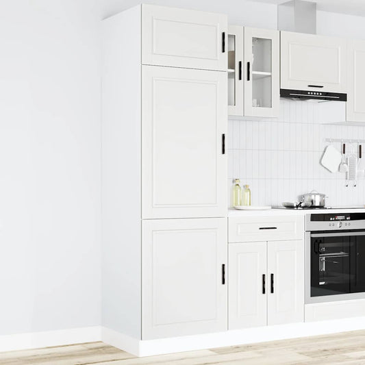 Armadio da Cucina Porto Bianco in Legno Multistrato