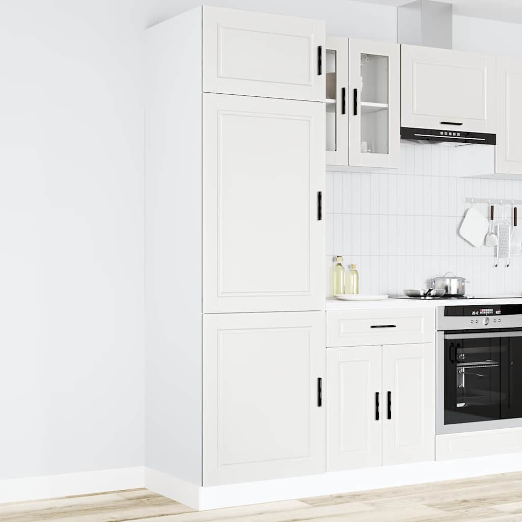 Armadio da Cucina Porto Bianco in Legno Multistrato - homemem39