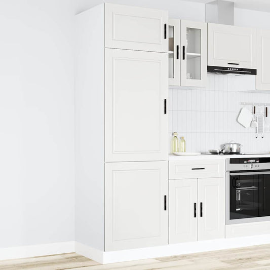 Armadio da Cucina Porto Bianco in Legno Multistrato - homemem39