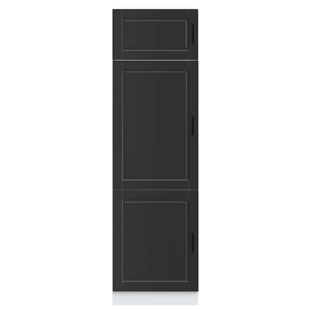 Armadio da Cucina Porto Nero in Legno Multistrato | homemem39