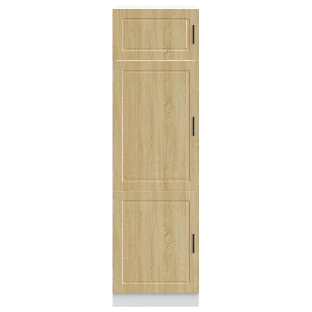 Armadio da Cucina Porto Rovere Sonoma in Legno Multistrato - homemem39