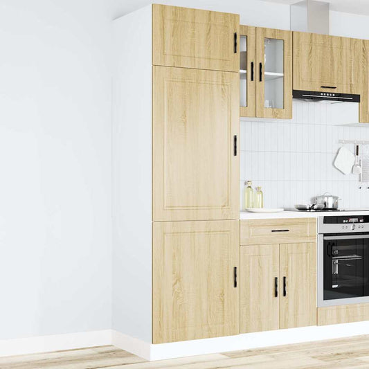 Armadio da Cucina Porto Rovere Sonoma in Legno Multistrato - homemem39