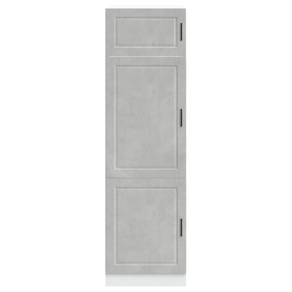 Armadio da Cucina Porto Grigio Cemento in Legno Multistrato - homemem39
