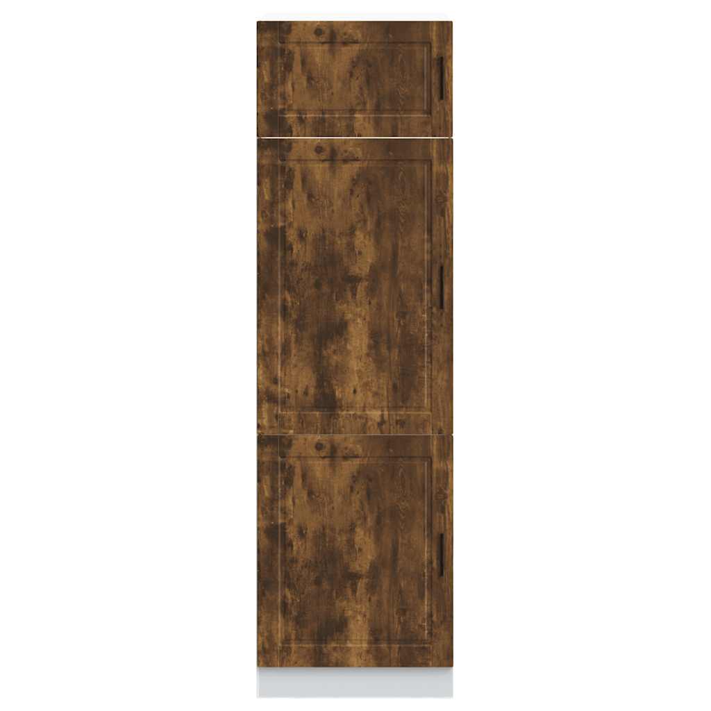 Armadio da Cucina Porto Rovere Fumo in Legno Multistrato - homemem39