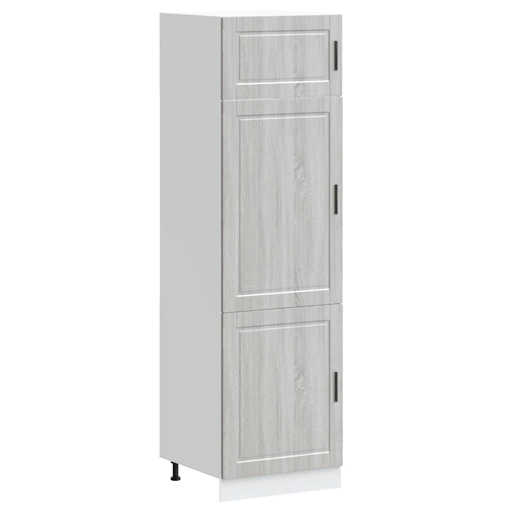 Armadio da Cucina Porto Grigio Sonoma in Legno Multistrato | homemem39