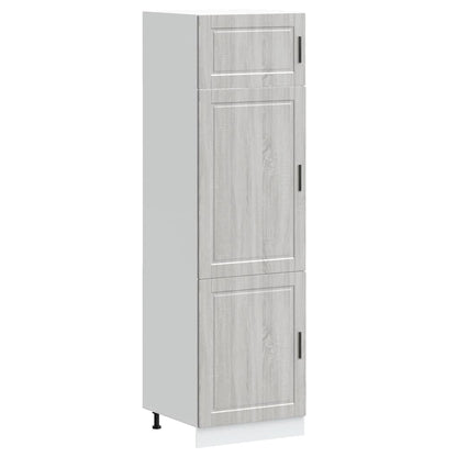 Armadio da Cucina Porto Grigio Sonoma in Legno Multistrato | homemem39