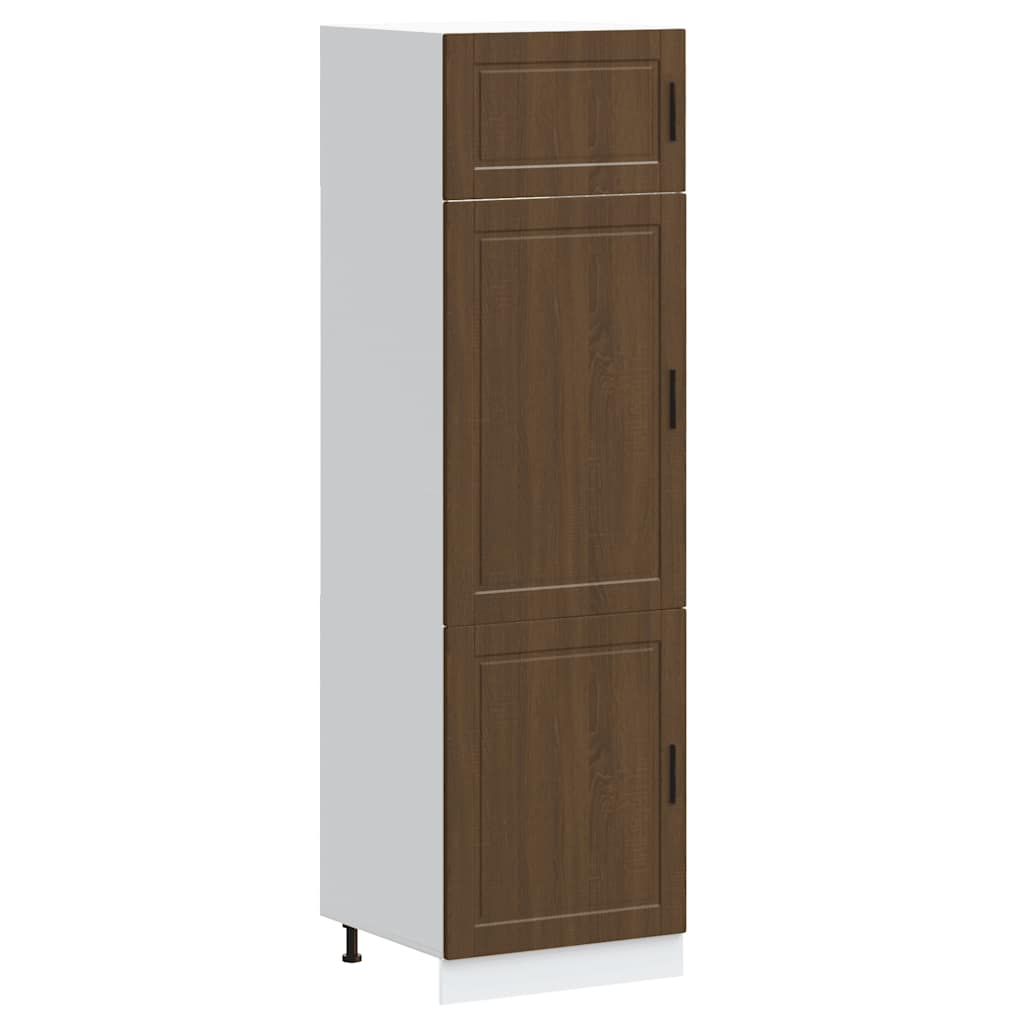 Armadio da Cucina Porto Rovere Marrone in Legno Multistrato - homemem39