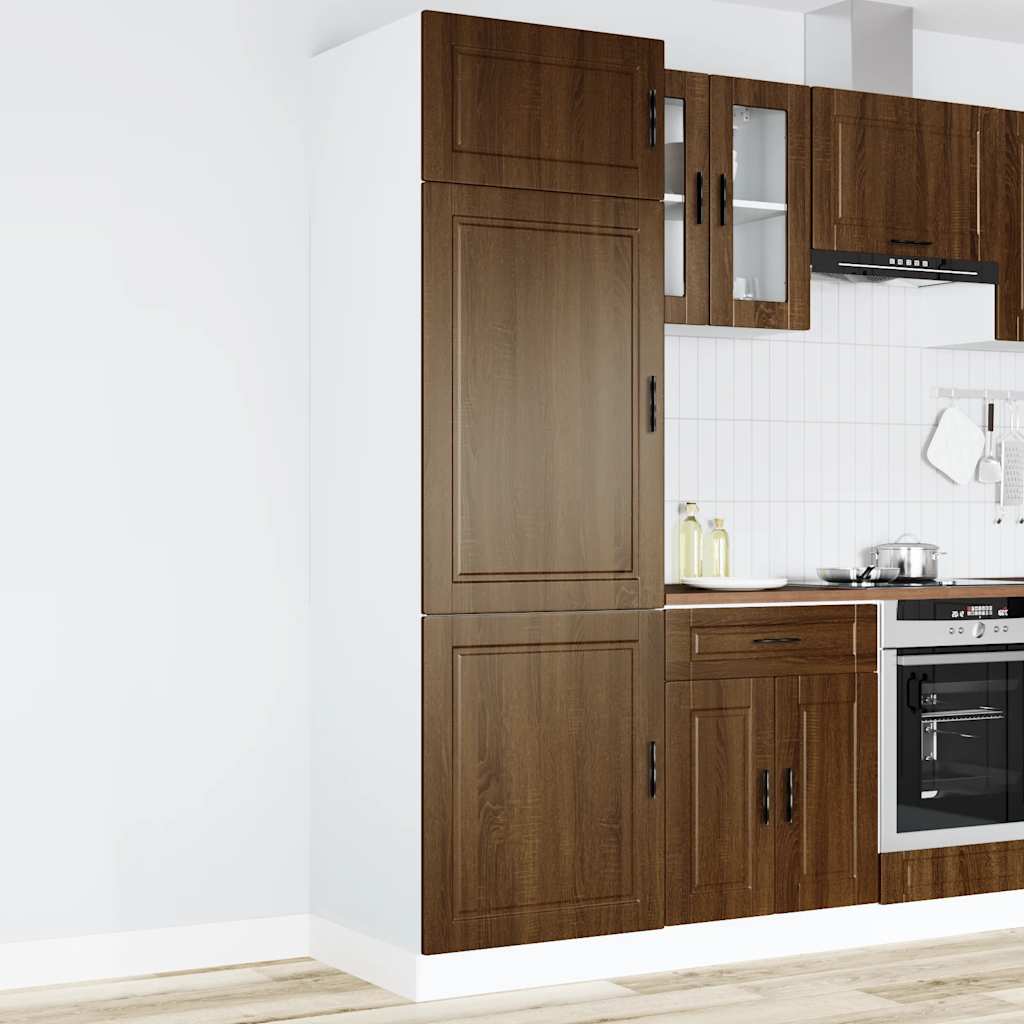 Armadio da Cucina Porto Rovere Marrone in Legno Multistrato - homemem39