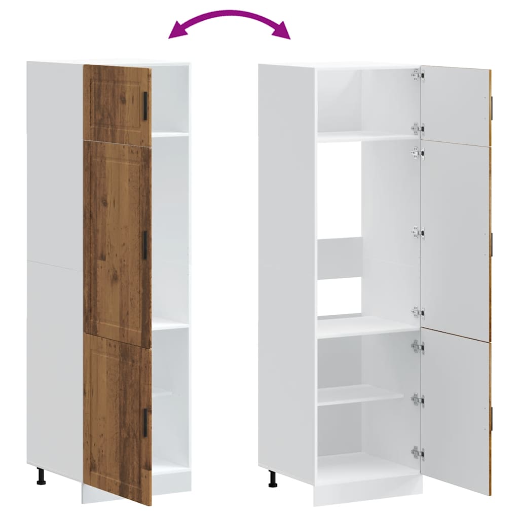 Armadio da Cucina Porto Legno Antico in Legno Multistrato - homemem39