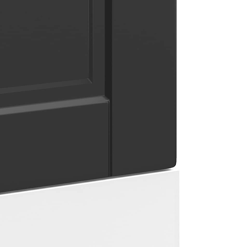 Pannello Lavastoviglie Porto Nero 45x1,5x67 cm in Truciolato - homemem39