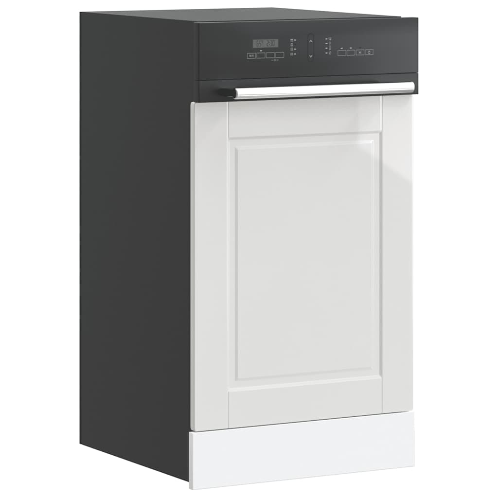 Pannello Lavastoviglie Porto Bianco Lucido 45x1,5x67 cm - homemem39