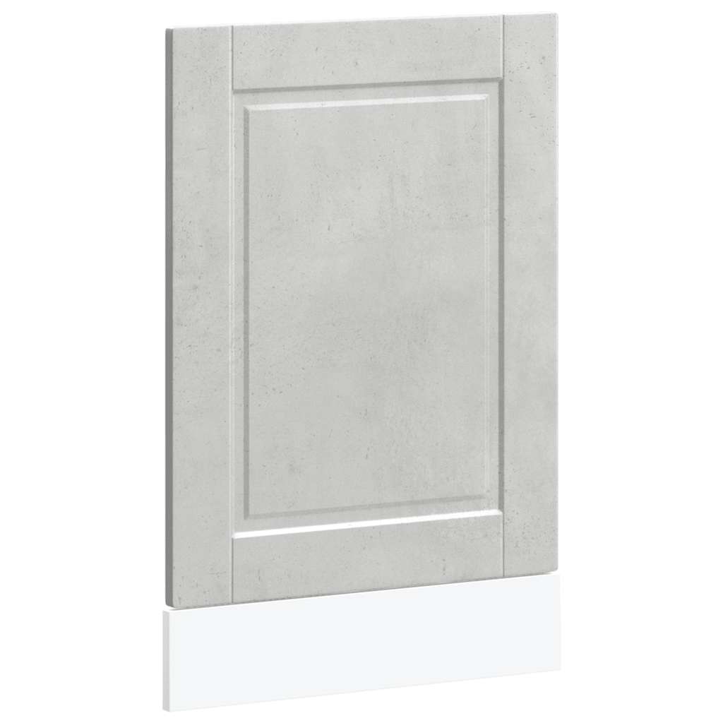 Pannello Lavastoviglie Porto Grigio Cemento 45x1,5x57 cm | homemem39
