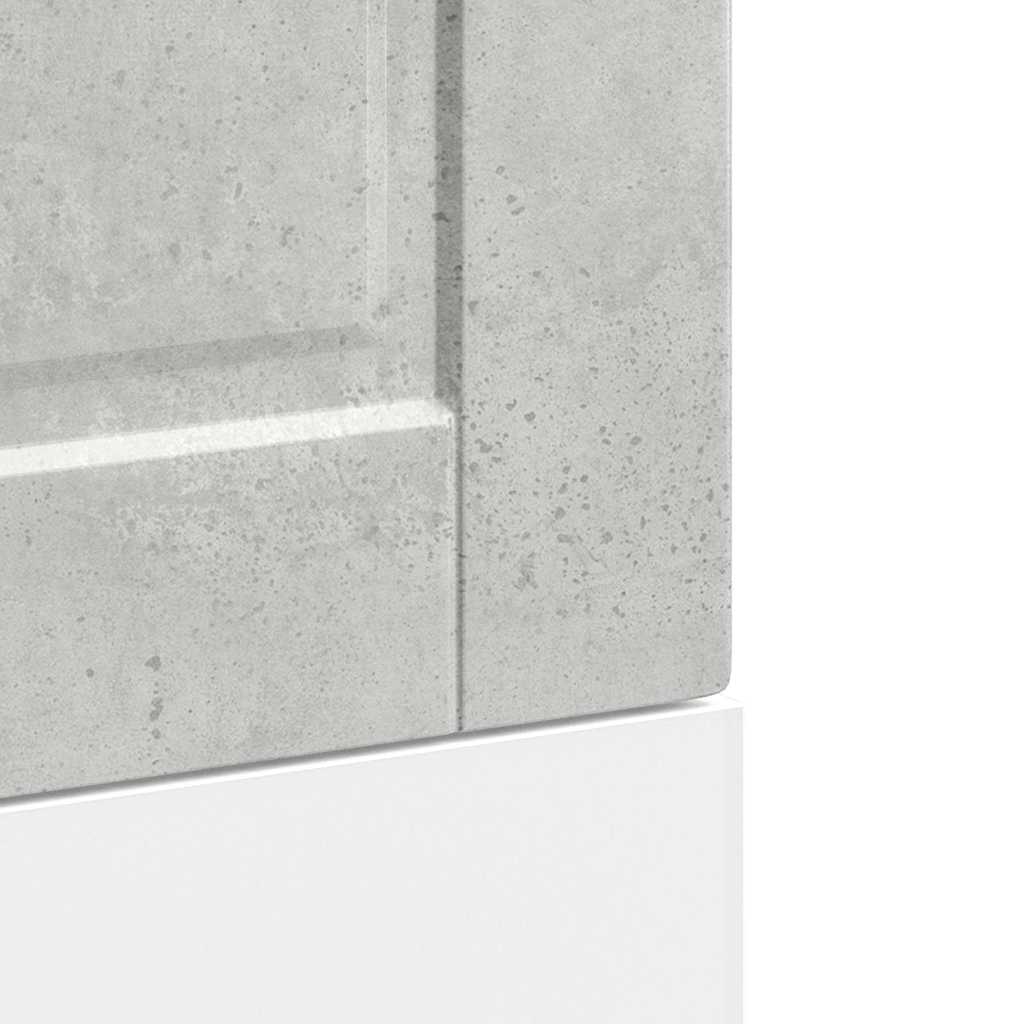 Pannello Lavastoviglie Porto Grigio Cemento 45x1,5x57 cm | homemem39
