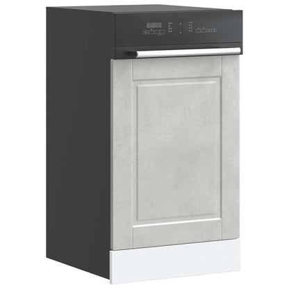 Pannello Lavastoviglie Porto Grigio Cemento 45x1,5x57 cm | homemem39