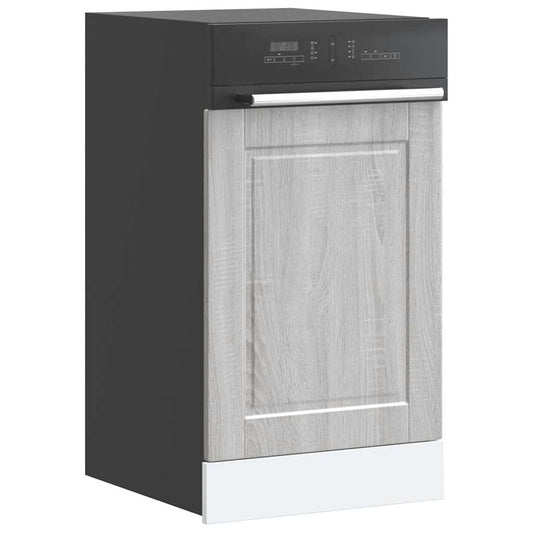 Pannello Lavastoviglie Porto Grigio Sonoma 45x1,5x67 cm - homemem39